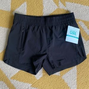 Athleta Girl black shorts XL